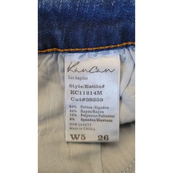 Kancan Dark Wash Mid Rise Skinny Jeans - Picture 4 of 4